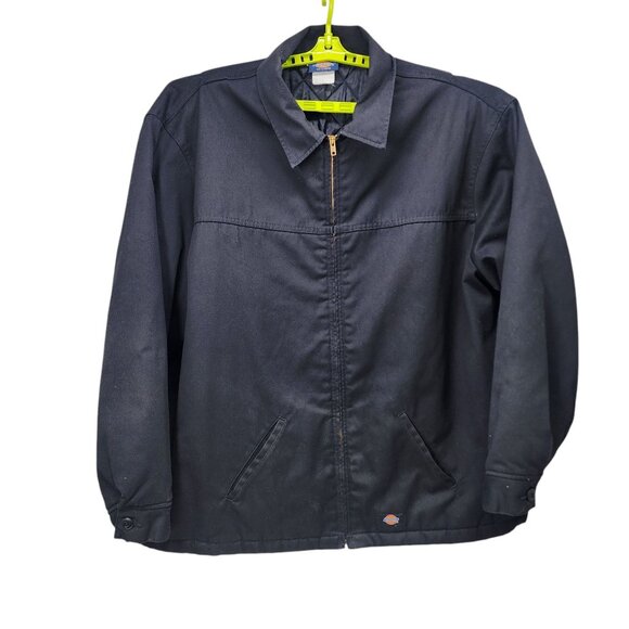 Dickies Mens Black Canvas Quilted Lined Jacket 4X-Large Barn Coat - Picture 7 of 7